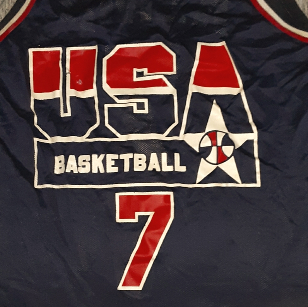 Champion USA Basketball Shawn Kemp rare jersey